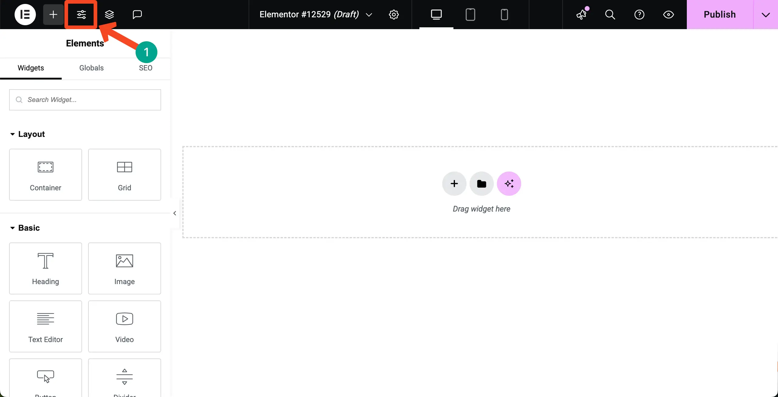 Open Site Settings