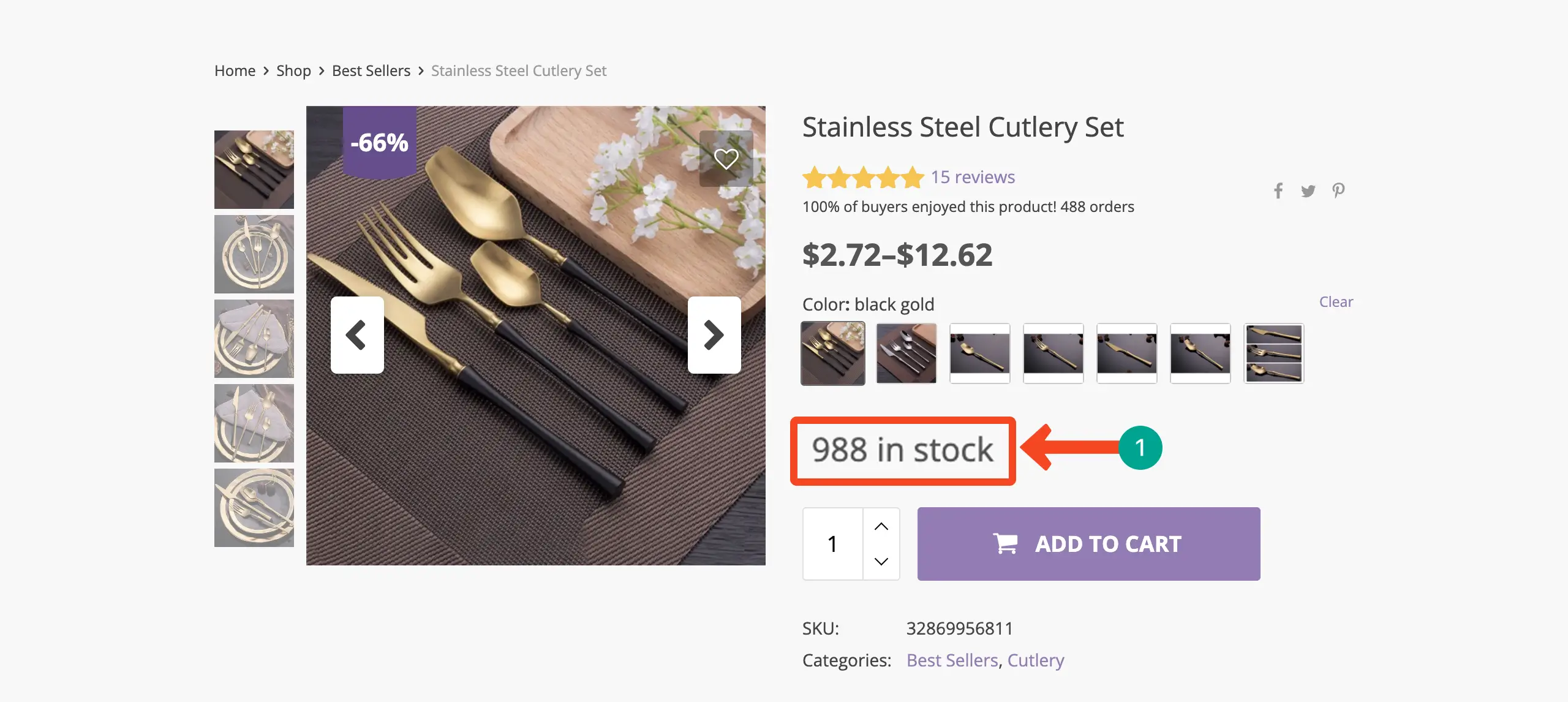Best WooCommerce Widgets for Elementor Explained 7 Product Stock WooCommerce widget for Elementor