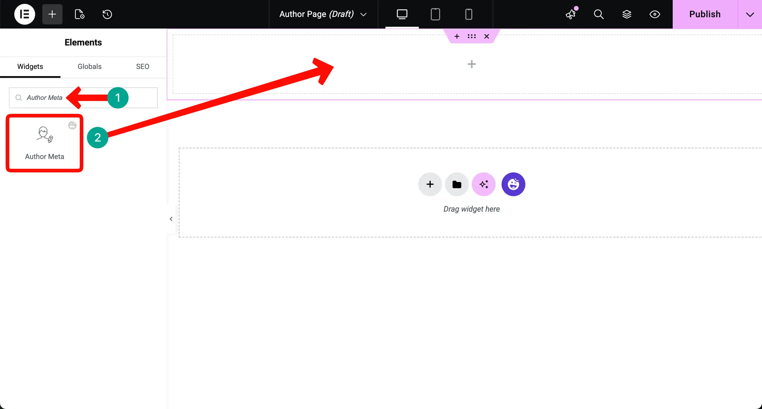 How to Create an Author Archive Page in WordPress with Elementor for Free 5 Display Author Meta