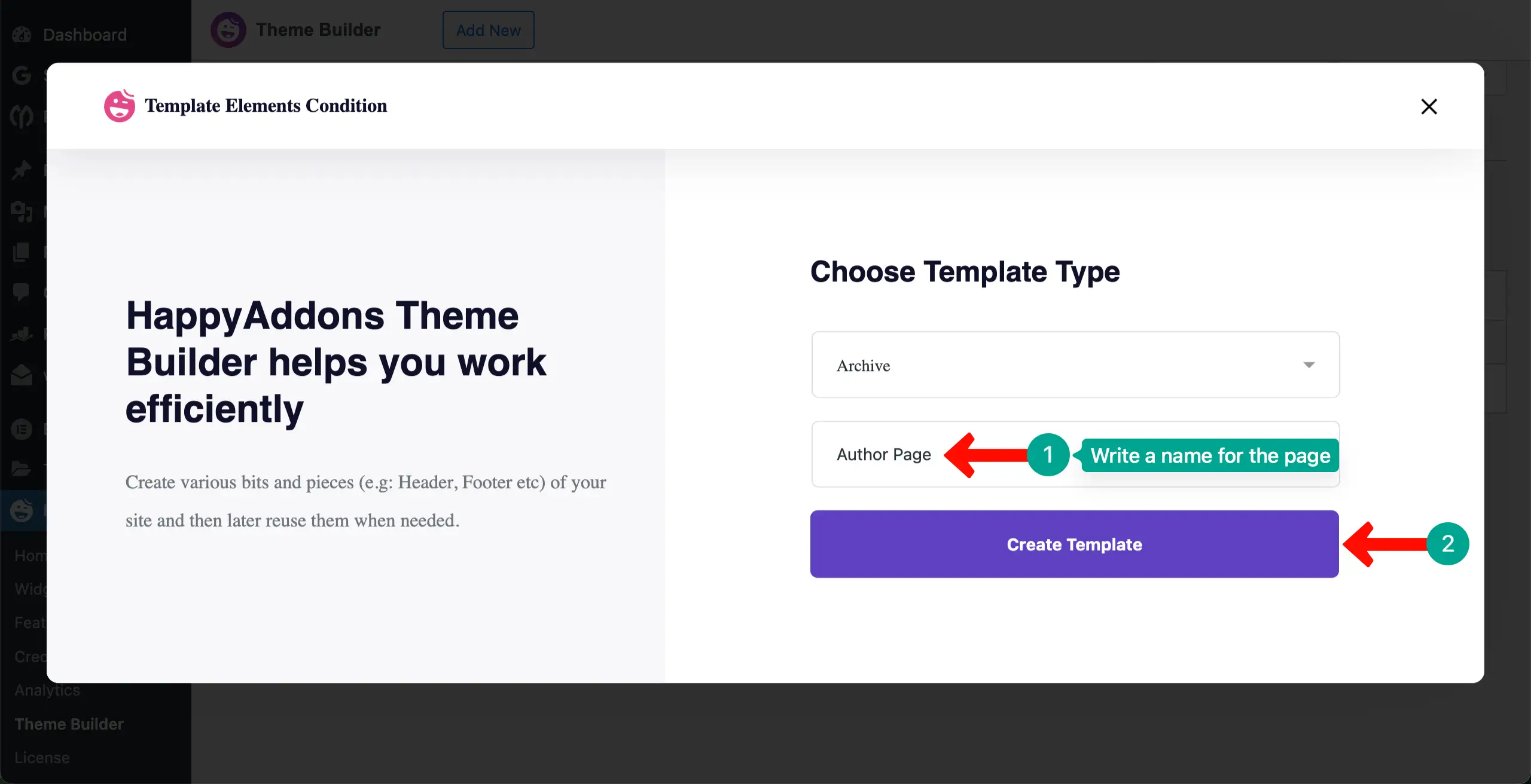 How to Create an Author Archive Page in WordPress with Elementor for Free 3 Give a name to the author archive page